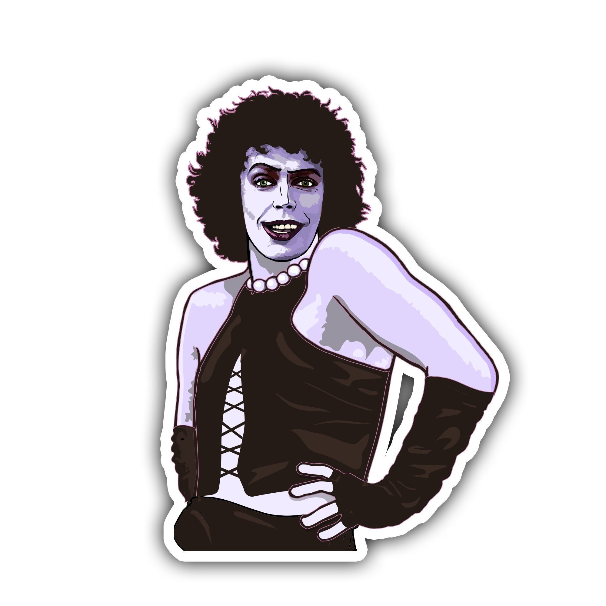 Dr. Frankenfurter Sticker - The Rocky Horror Picture Show Sticker / Laptop Sticker / Halloween Sticker / Birthday Gift / Horror Moive