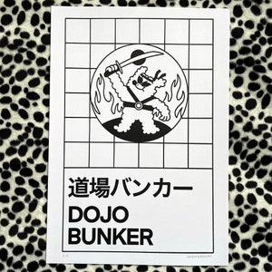 Dojo Bunker — Letterpress Print
