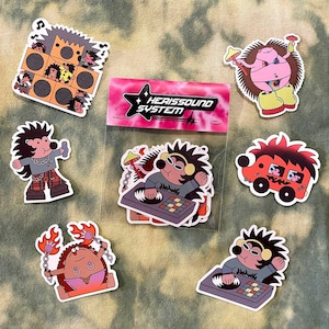 STICKER PACK HERISSOUNDSYSTEM