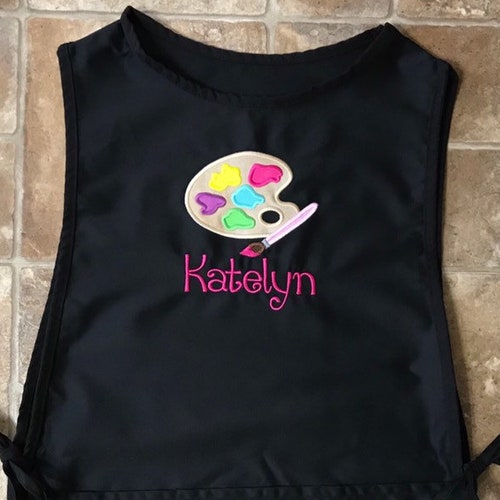Personalized Kids Art Smock Art Smock for Kids Paint Etsy