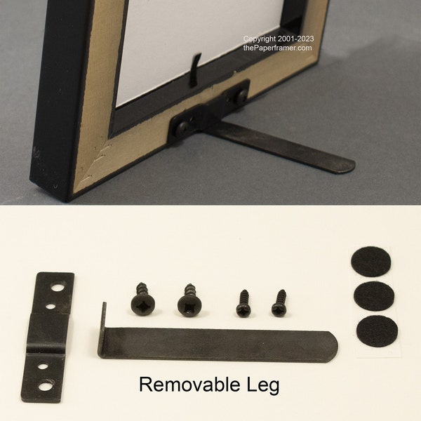 EZ Easel w Removable Leg Easel Mates for Frames. Picture Frame Easel. Picture Frame Stand. Frame Easel