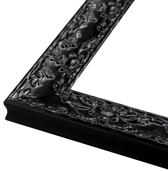 renaissance black gloss ornate