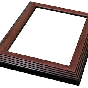 Cherry Finish 1 1/8 Picture Frame. All sizes. 4x6,5x7,6x8,8x10,9x12,11x14,12x16,14x18,16x20,18x24 image 4