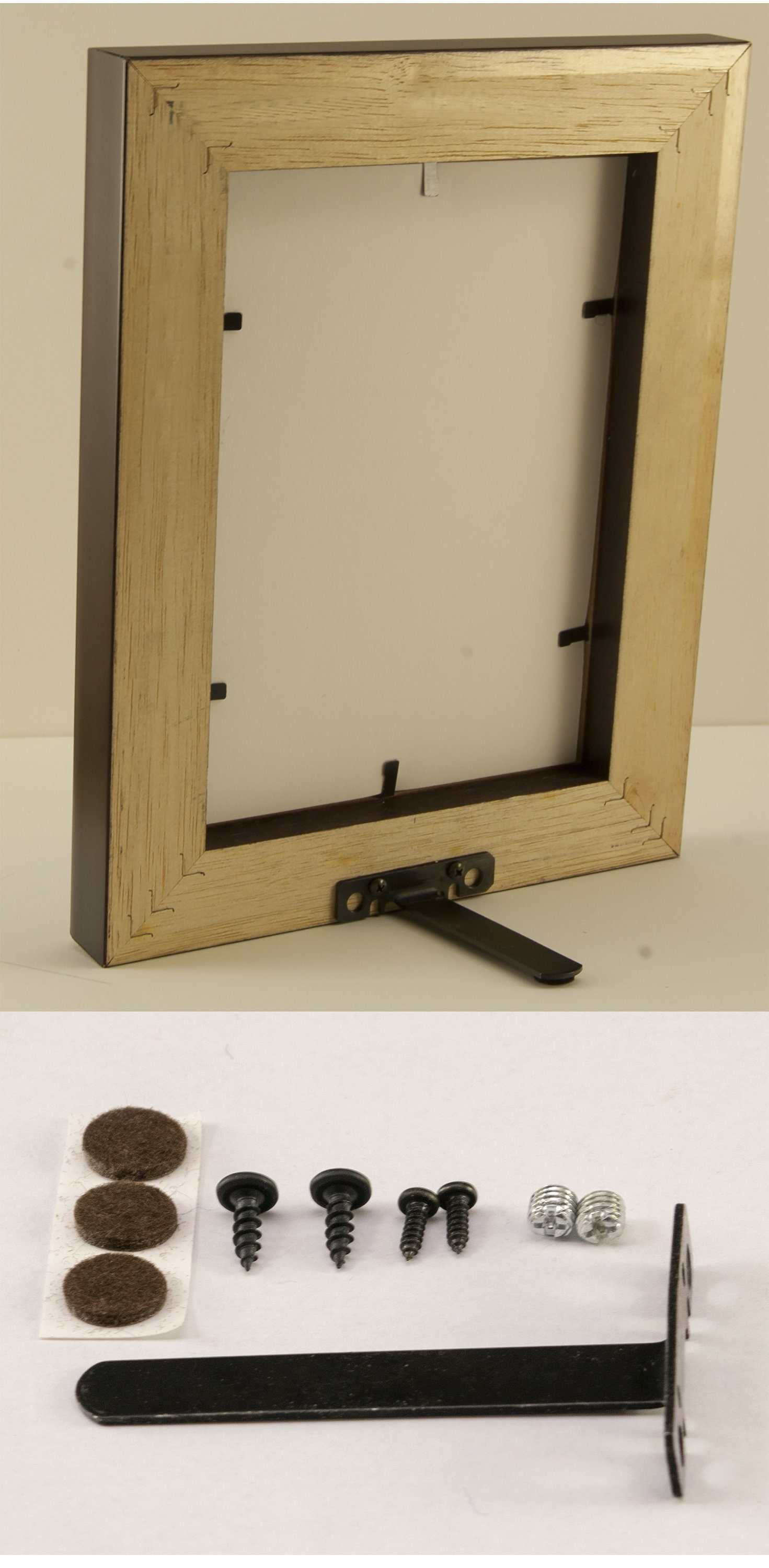 Picture Frame Easel Back Easel Mate Easel for Photo Frames up to 11x14 Frame  Support Stand for DIY Framing 