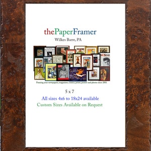 D'orme Cherry Veneer 1 3/16 Picture Frame. 4x6,5x7,6x8,8x10,9x12,11x14,12x16,14x18,16x20,18x24 image 2