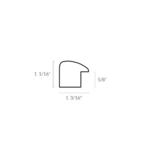 Antica Chestnut Burl Veneer 1 1/8 Frame 4x6,5x7,6x8,8x10,9x12,11x14,12x16,14x18,16x20,18x24 image 5