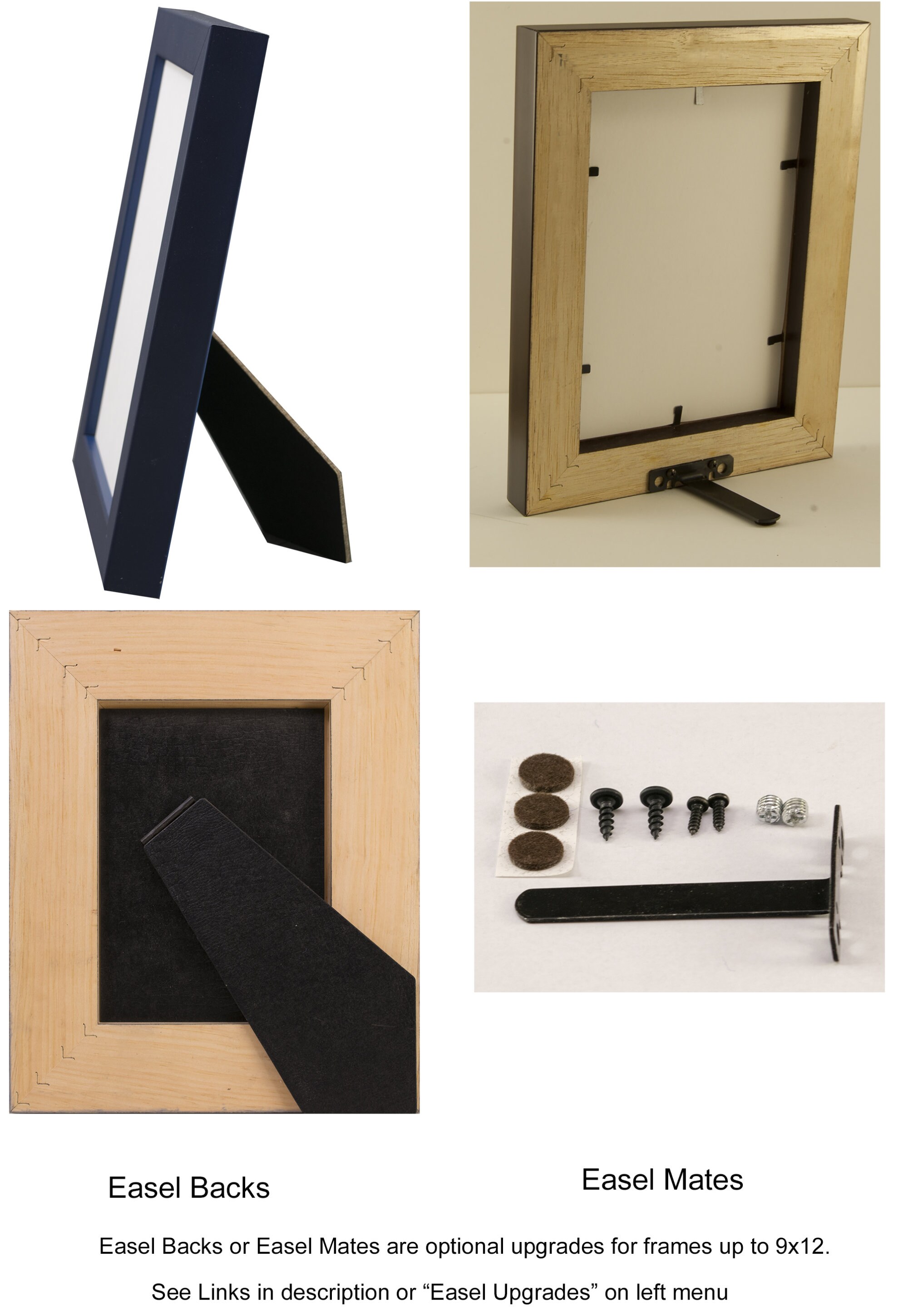 Handmade Picture Frame, Brown Walnut Color, Custom Birch Hardwood Frame,  Premium Quality, Custom Sizes 8x10, A4, 8x12, 8.5x11, 11x14, 20x30 
