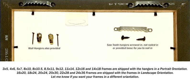 Cherry Finish 1 1/8 Picture Frame. All sizes. 4x6,5x7,6x8,8x10,9x12,11x14,12x16,14x18,16x20,18x24 image 6