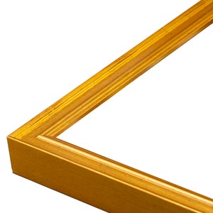 Academie Gold 3/4" Picture Frame. 4x6,5x7,6x8,8x10,9x12,11x14,12x16,14x18,16x20,18x24