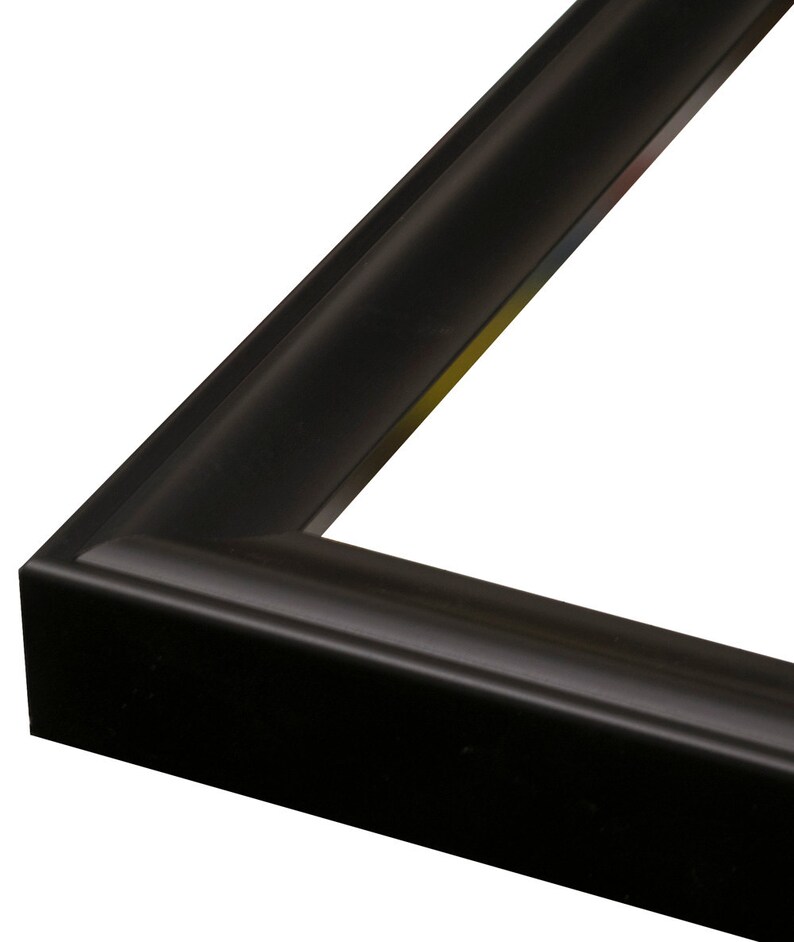 Matte Black W Shoulder 1 Picture Frame All Sizes Etsy