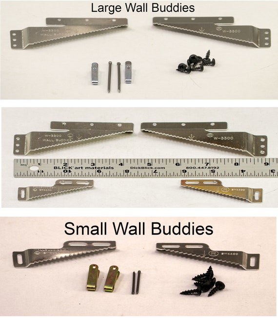 Wallbuddies Wall Buddies Wood Picture Hangers. Small up to 30 Lbs