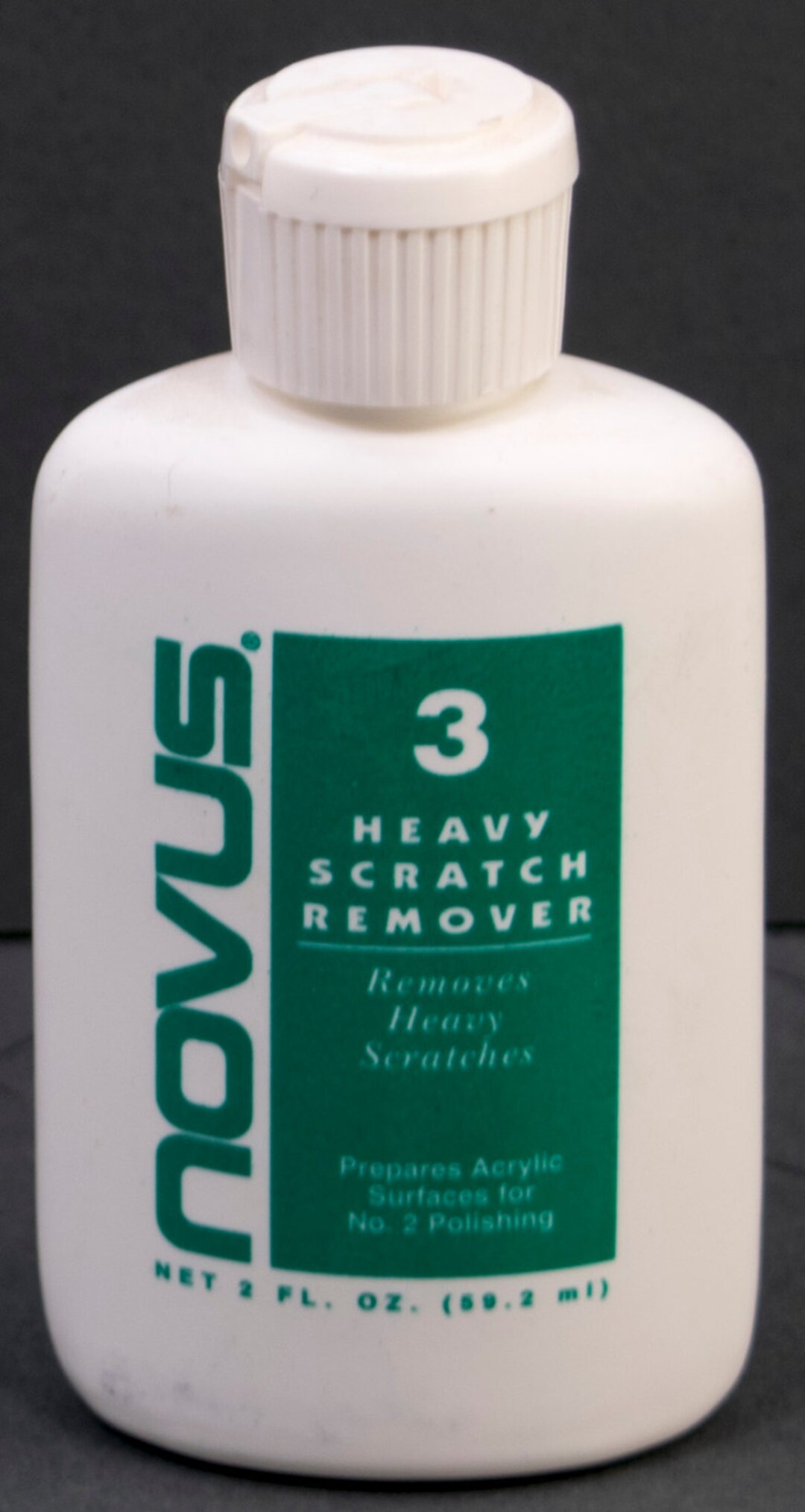 Novus 3 Plastic Heavy Scratch Remover & Polish & Cloth - Large 8