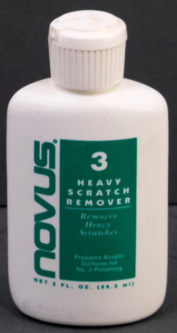 Novus Plastic 3 Heavy Scratch Remover. 2 Ounce Squeeze Bottle 