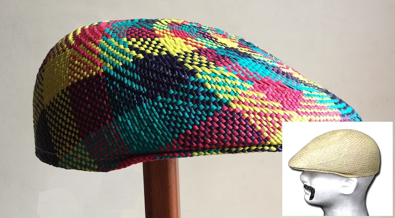 Original Panama Hat from Montecristi fun Flat cap Ivy