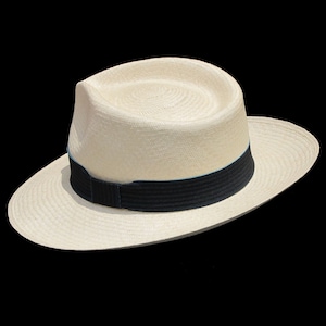 Genuine Panama Hat from Montecristi Ecuador "Fedora" Subfino - High quality hat of toquilla straw | Handmade Sun hat | men women | Gift idea