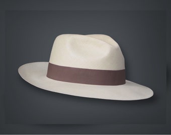 Genuine Panama Hat from Montecristi Ecuador - "Trévil" Superfino - Highest quality hat of toquilla straw | Gift idea