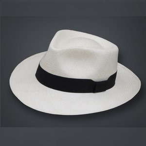 Genuine Panama Hat Montecristi Ecuador - "Fedora"  Fino regular - High quality hat toquilla straw | Handmade Hat | Gift idea | Men and women