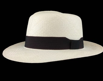 Genuine Panama Hat from Montecristi Ecuador - "Óptimo"  Subfino - Highest quality hat of toquilla straw | Handmade Sun hat | men women