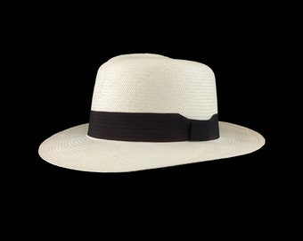 Genuine Panama Hat from Montecristi Ecuador - "Óptimo"  Subfino - High quality hat of toquilla straw | Handmade Sun hat | men women