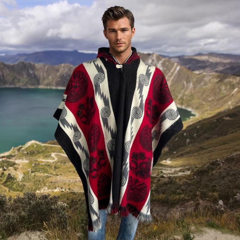 Santa poncho sweater hot sale