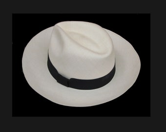 Genuine Panama Hat from Montecristi Ecuador - Ultrafine - Highest quality hat of toquilla straw | Gift Idea | For men and women