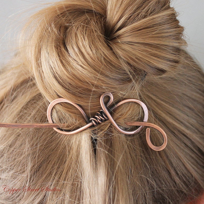 Plain Metal Hair Clip for Women Copper Wire Hair Accessories Etsy