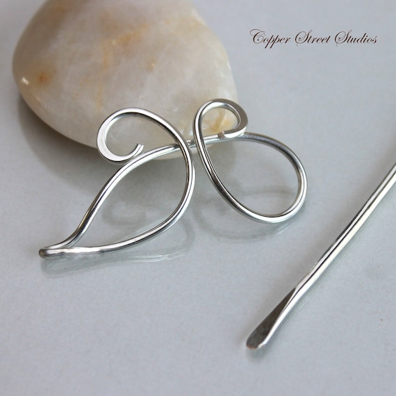 Very Small Wire Leaf Hair Clip For Women With Fine Or Thin Etsy