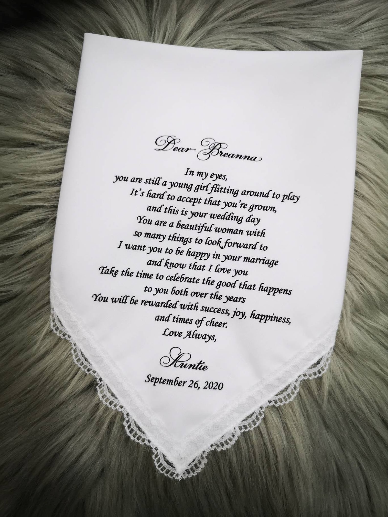 Niece Gift From Aunt Niece Wedding Gift Niece Wedding Etsy