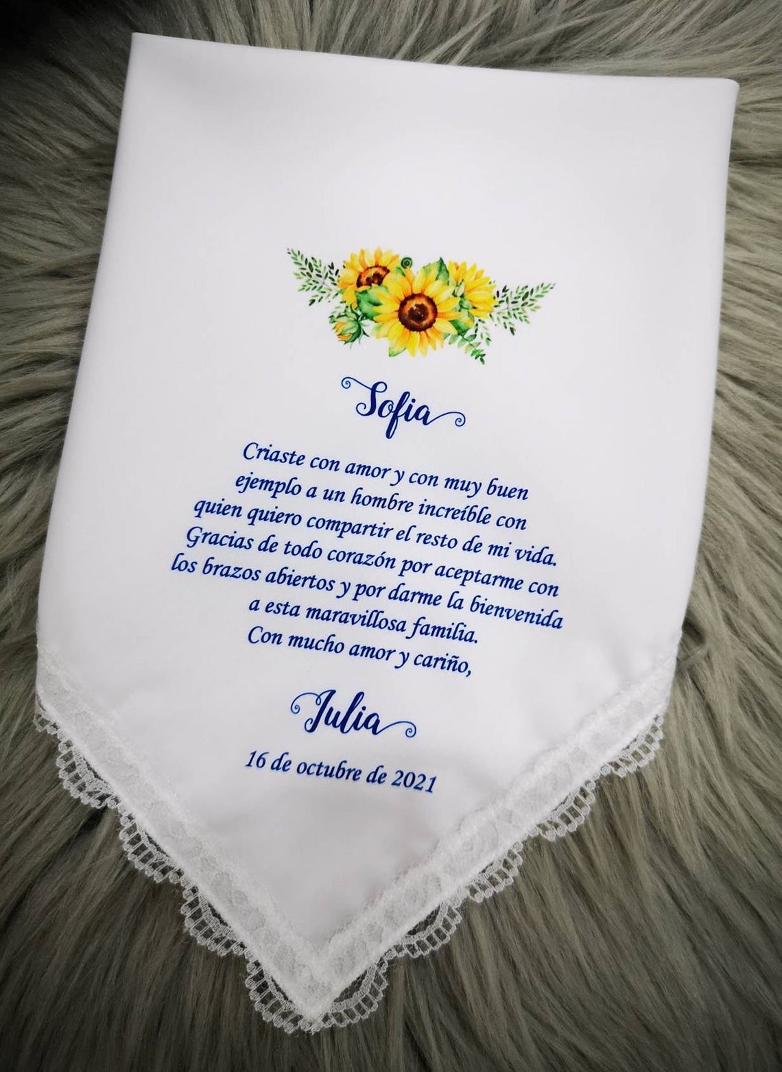 Spanish Verses for Mother of Groompersonalized Printed Etsy