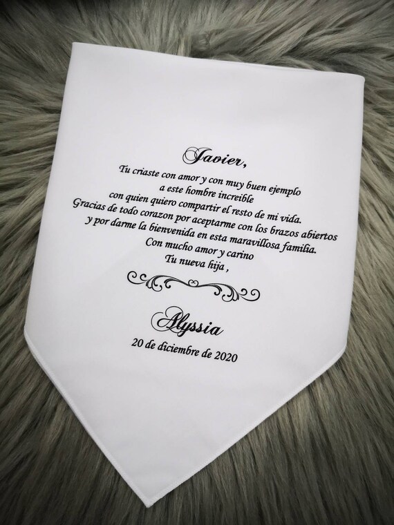 Wedding Handkerchief FREE Gift Cases!! Hanky Favors PRINTED Accessories Wedding Hankerchief Gifts MOB Mother of the Bride
