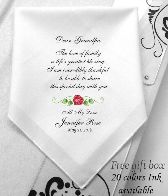 Grandfather Of Bride Or Groom Wedding GiftPersonalized Etsy