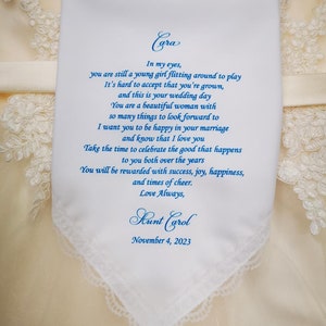 Nichte Geschenk von Tante, Nichte Hochzeitsgeschenk, Nichte Hochzeit Taschentuch von Tante, Tante und Nichte Hochzeit Taschentuch, Hochzeitsgeschenk von Tante
