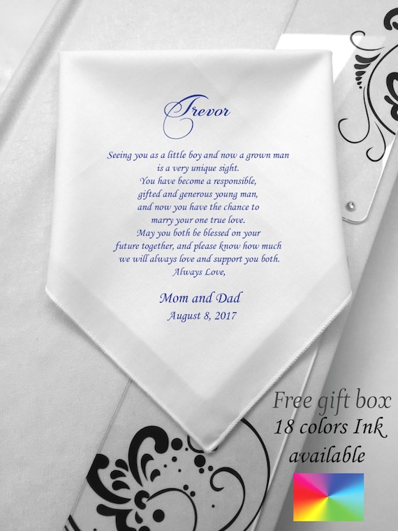 wedding gift for groom from his mother