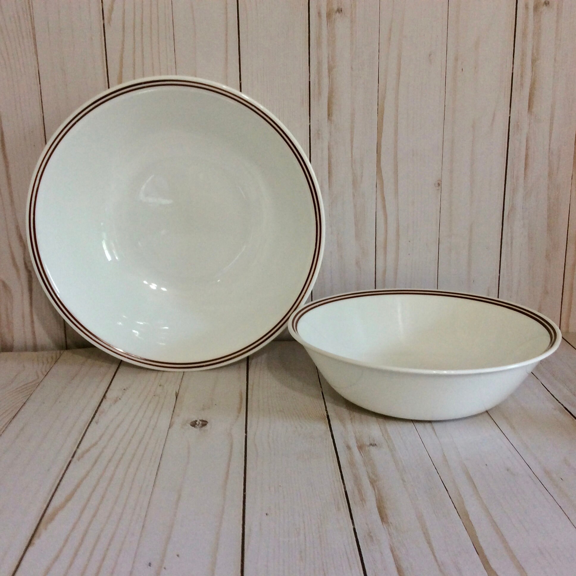 Corelle Bowls Set of 2 Large 10and Medium 8.5 Etsy