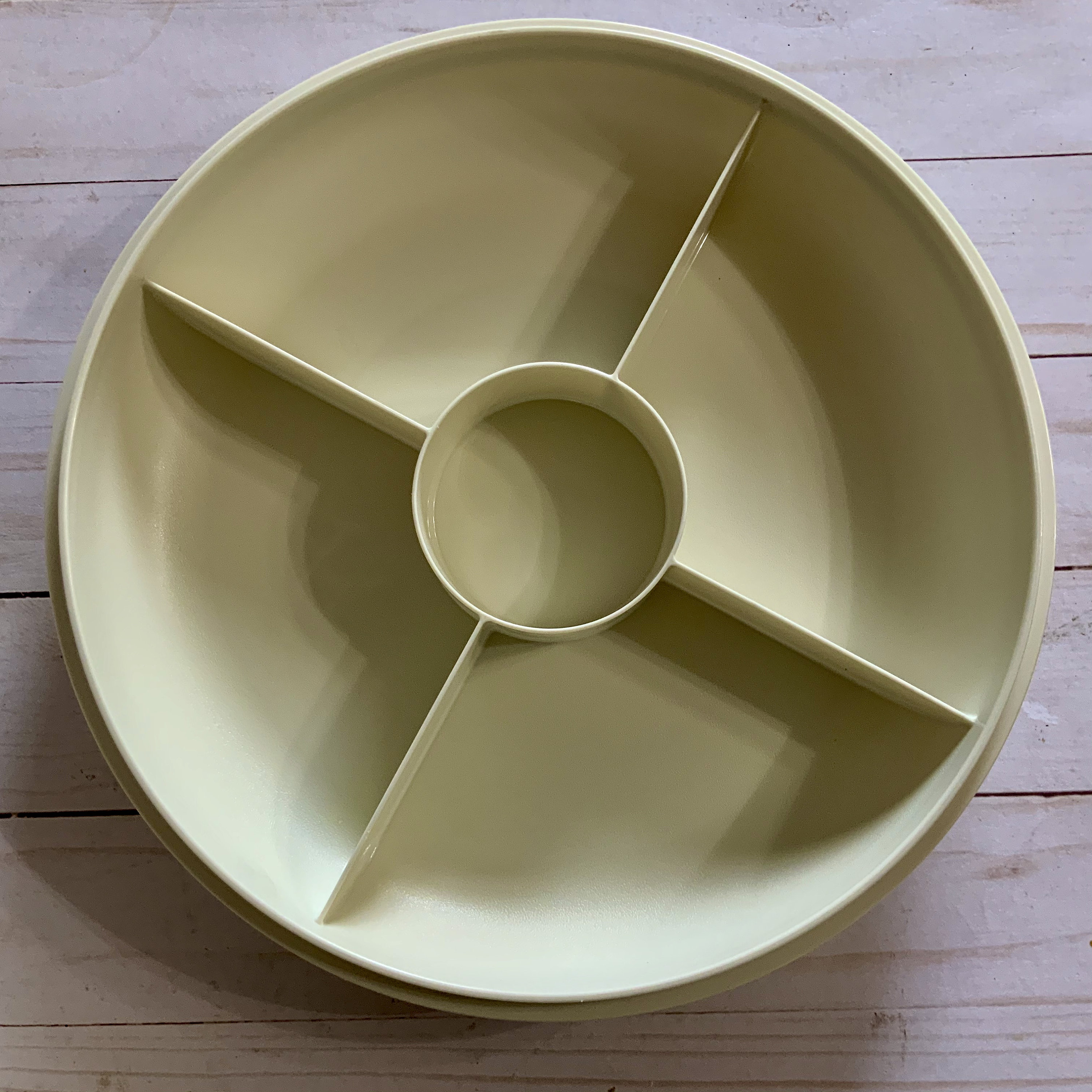 Vintage TUPPERWARE Serve It All Set 5 Piece Almond and Etsy