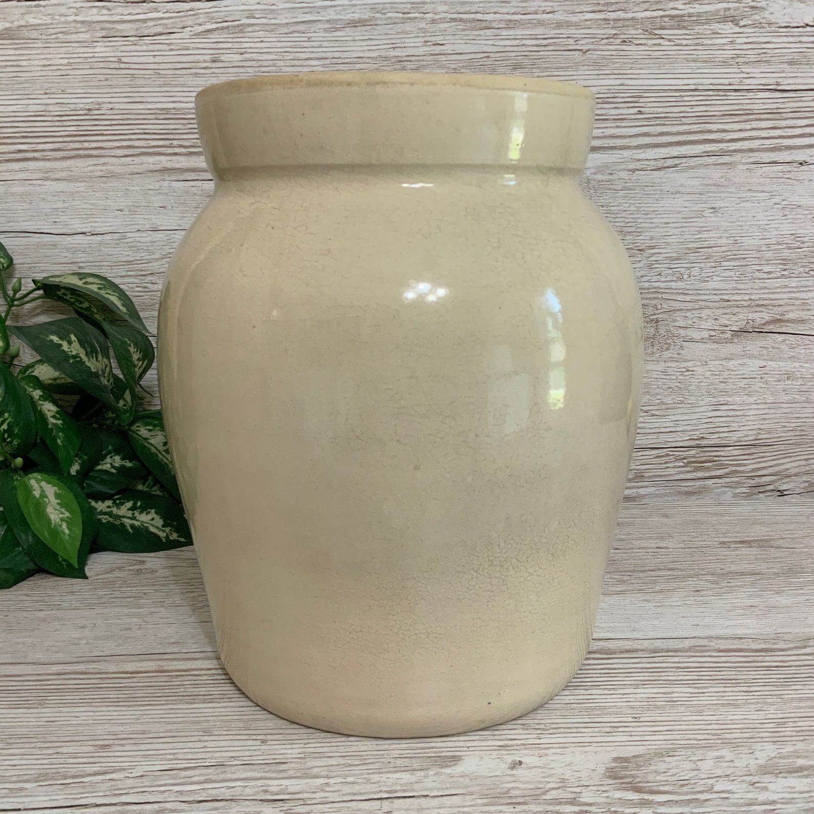 Vintage Crock Beverage Dispenser 2 Gallon With Spigot and Lid Etsy