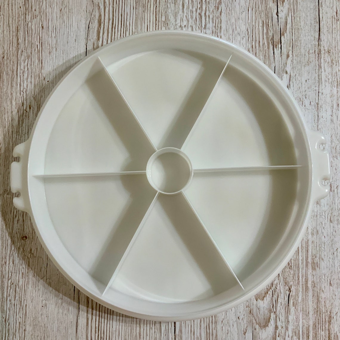 Tupperware Party Susan Divided Relish/veggie Tray 405 With Lid Etsy