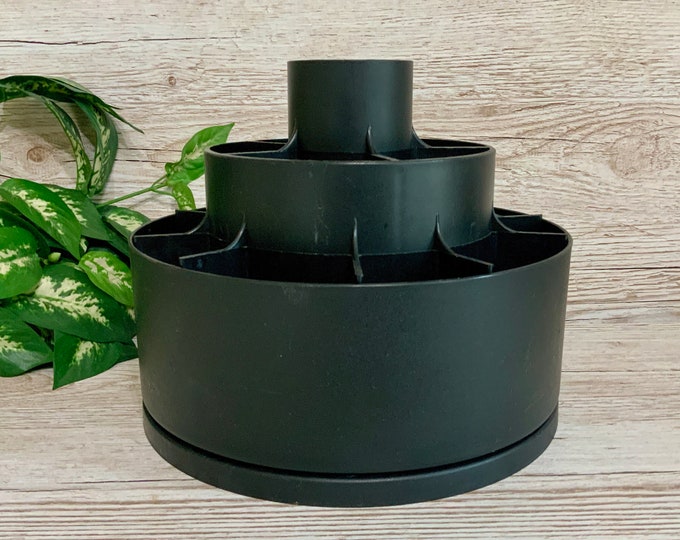 Pampered Chef Tool Turnabout 2171 Utensil Caddy Carousel Arts & Craft Organizer Kitchen, Studio