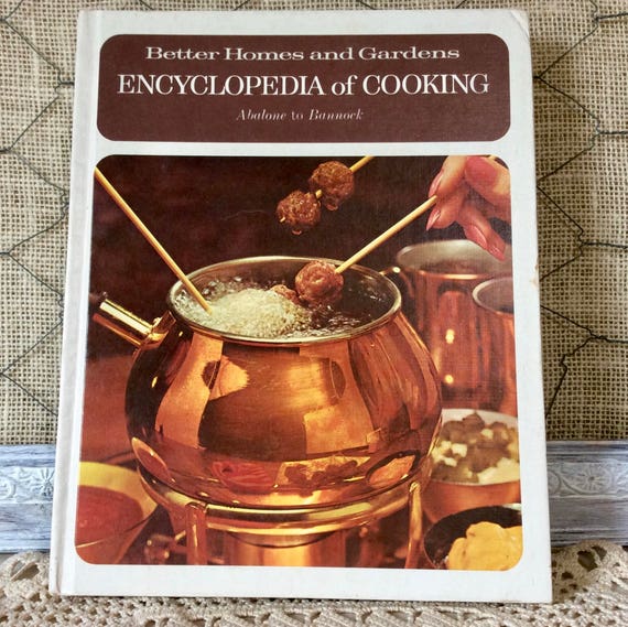 Better Homes And Gardens Encyclopedia Of Cooking Volume 1 Etsy