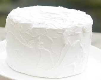 Fake Cake White 5-inch or 8-inch