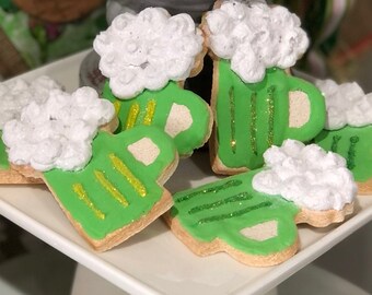 St. Patricks' Day Fake cookie, Fake Beer Cookies, Fake Sugar cookie, St. Patrick's Day Decor