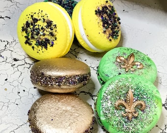 French Macarons, Louisiana Mardi Gras, Glam decor, Farmhouse, Rustic decor,