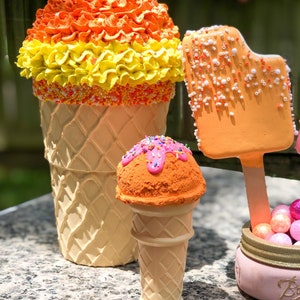 Faux Ice Cream Cone - Etsy