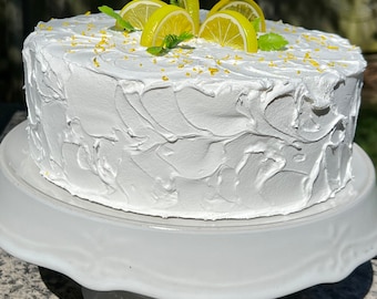 Faux Lemon Cake with Zest