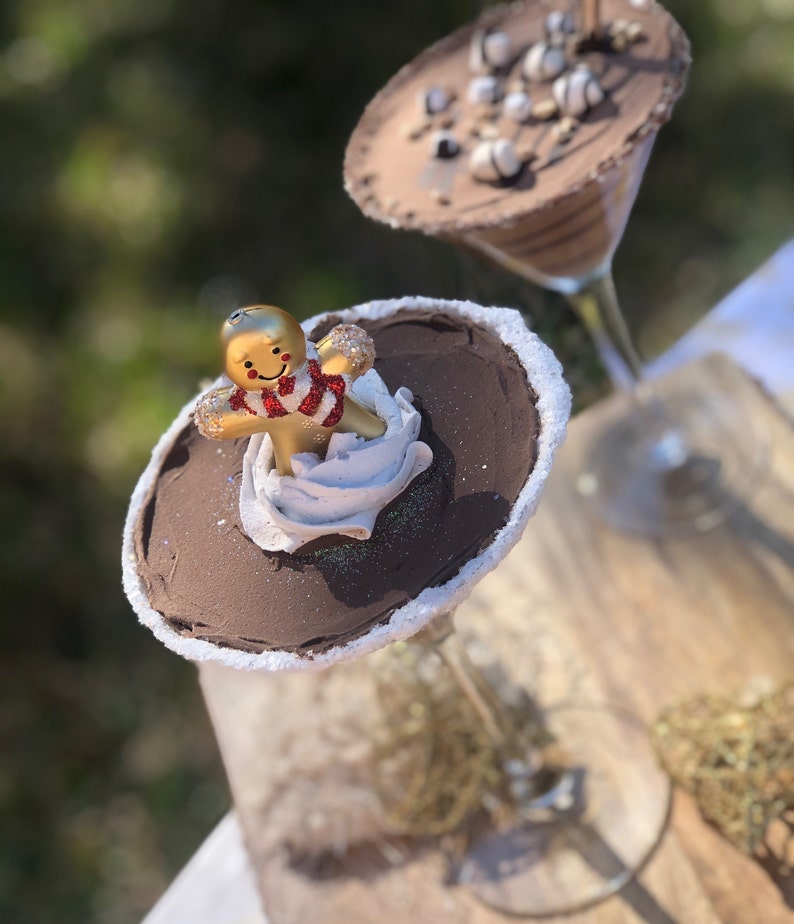 Fake Chocolate Martini with Carmel swillglass