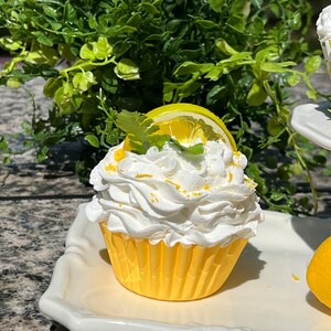 Fake Lemon Cupcake Lemon Zest - Etsy