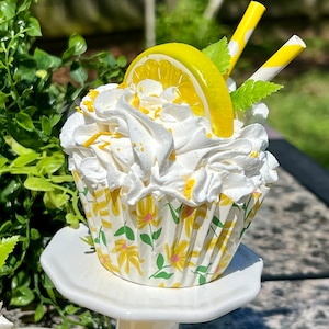 Fake Lemon Cupcake Lemon Zest - Etsy