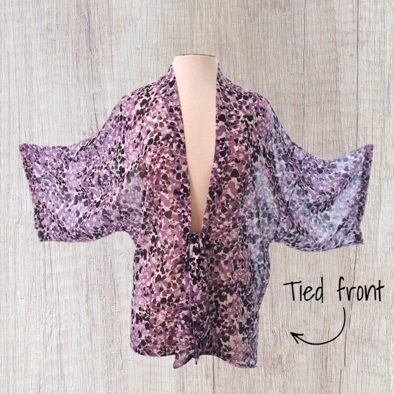 Lilac Pebble Deca Kimono image 3