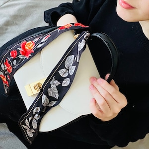 Skinny Silk Scarf Hair Scarf Bag Scarf Wrist Scarf