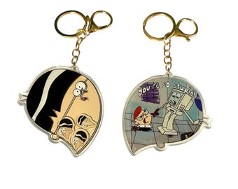 Mandark Acrylic Shaker Keychain - Dexter’s Laboratory